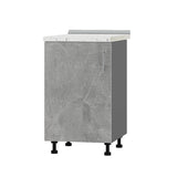 Кухонный модуль Оптима Низ Н83-500 Антрацит/Бетон (без столешницы) 500х461х820 мм (DTM-072526)