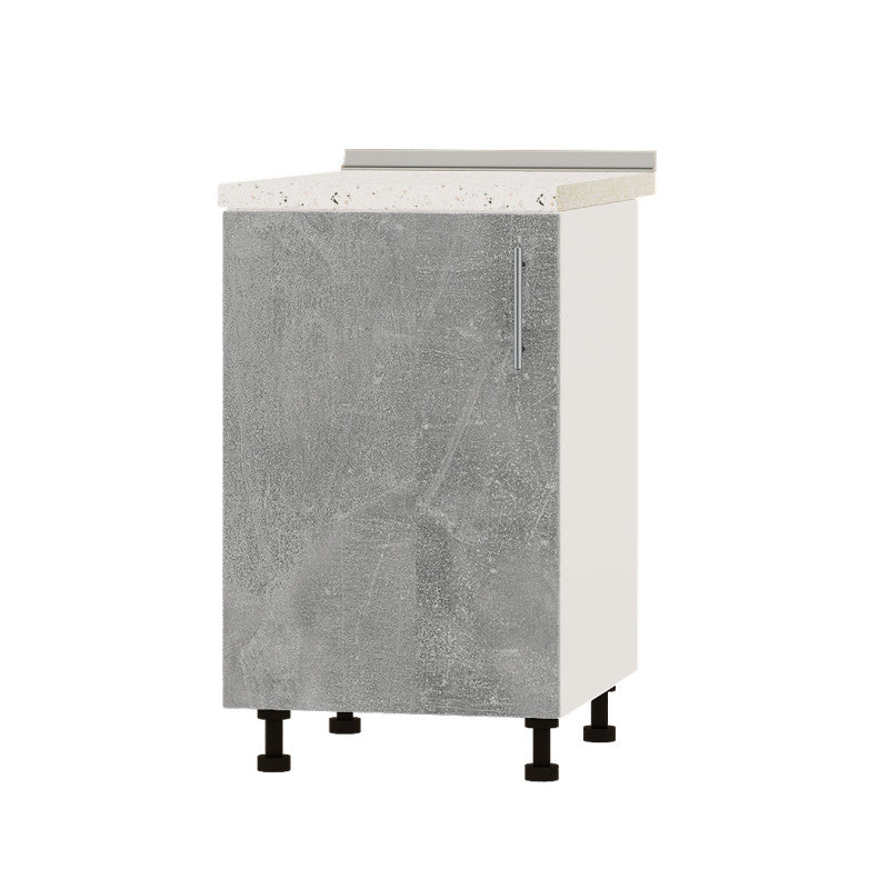 Кухонный модуль Оптима Низ Н83-500 Белый/Бетон (без столешницы) 500х461х820 мм (DTM-072533)