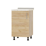 Кухонный модуль Оптима Низ Н83-500 Дуб Сонома/Дуб Крафт Золотой (без столешницы) 500х461х820 мм (DTM-072456)