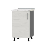 Кухонный модуль Оптима Низ Н83-500 Антрацит/Дуб Крафт Белый (без столешницы) 500х461х820 мм (DTM-072527)