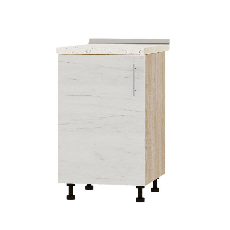 Кухонный модуль Оптима Низ Н83-500 Дуб Сонома/Дуб Крафт Белый (без столешницы) 500х461х820 мм (DTM-072455)