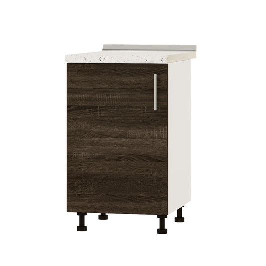 Кухонный модуль Оптима Низ Н83-500 Белый/Дуб Сонома Трюфель (без столешницы) 500х461х820 мм (DTM-072537)