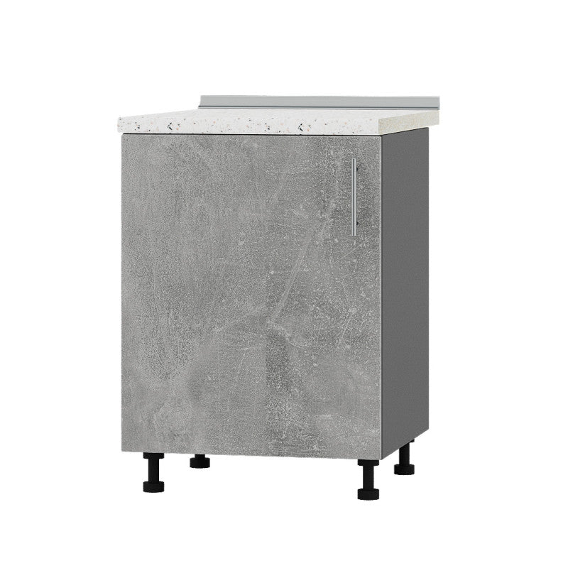 Кухонный модуль Оптима Низ Н83-600 Антрацит/Бетон (без столешницы) 600х461х820 мм (DTM-072461)