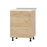 Кухонный модуль Оптима Низ Н83-600 Дуб Сонома/Дуб Крафт Золотой (без столешницы) 600х461х820 мм (DTM-072320)