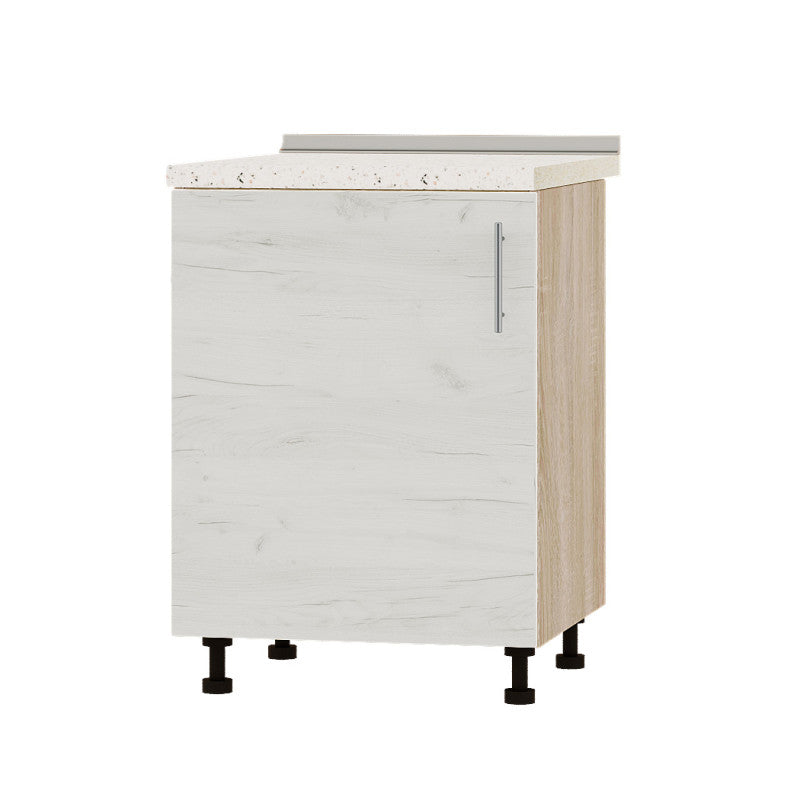 Кухонный модуль Оптима Низ Н83-600 Дуб Сонома/Дуб Крафт Белый (без столешницы) 600х461х820 мм (DTM-072319)