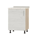 Кухонный модуль Оптима Низ Н83-600 Дуб Сонома/Дуб Крафт Белый (без столешницы) 600х461х820 мм (DTM-072319)