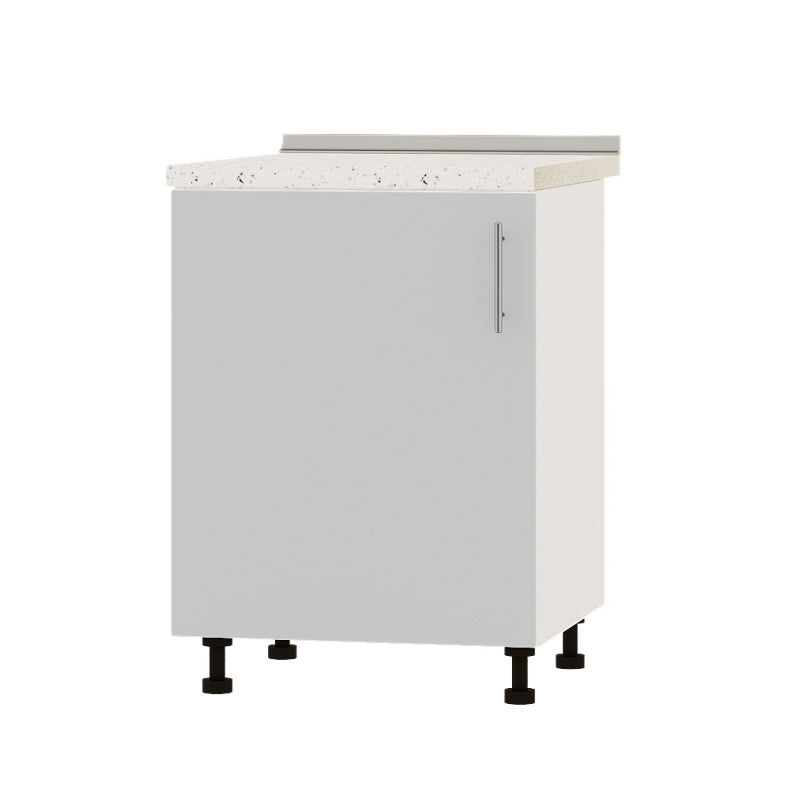 Кухонный модуль Оптима Низ Н83-600 Белый/Нимфея Альба (Белый) (без столешницы) 600х461х820 мм (DTM-072473)