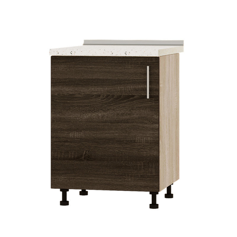 Кухонный модуль Оптима Низ Н83-600 Дуб Сонома/Дуб Сонома Трюфель (без столешницы) 600х461х820 мм (DTM-072322)