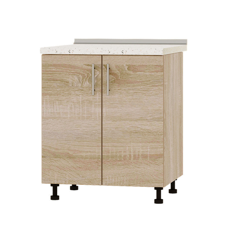 Кухонный модуль под мойку Оптима Низ Н84-700 Дуб Сонома/Дуб Сонома (без столешницы) 700х461х820 мм (DTM-072370)