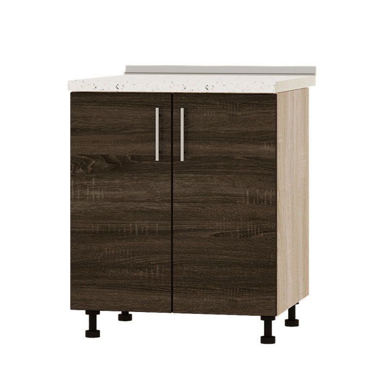 Кухонный модуль под мойку Оптима Низ Н84-700 Дуб Сонома/Дуб Сонома Трюфель (без столешницы) 700х461х820 мм (DTM-072293)