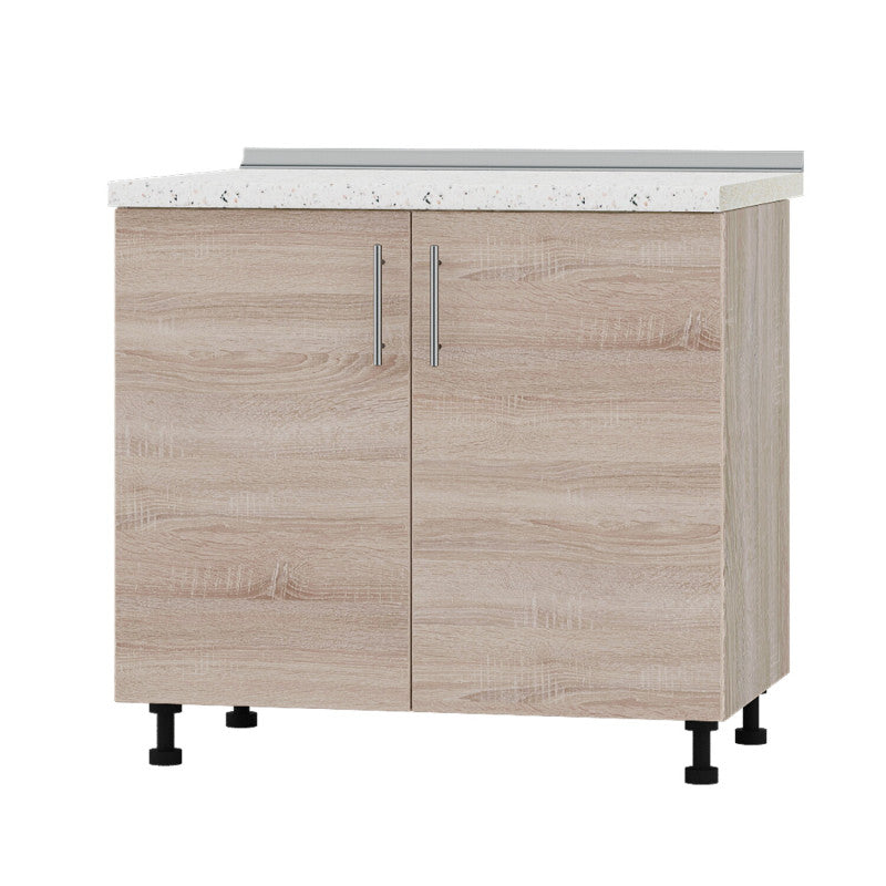 Кухонный модуль под мойку Оптима Низ Н84-900 Дуб Сонома/Дуб Сонома (без столешницы) 900х461х820 мм (DTM-072177)