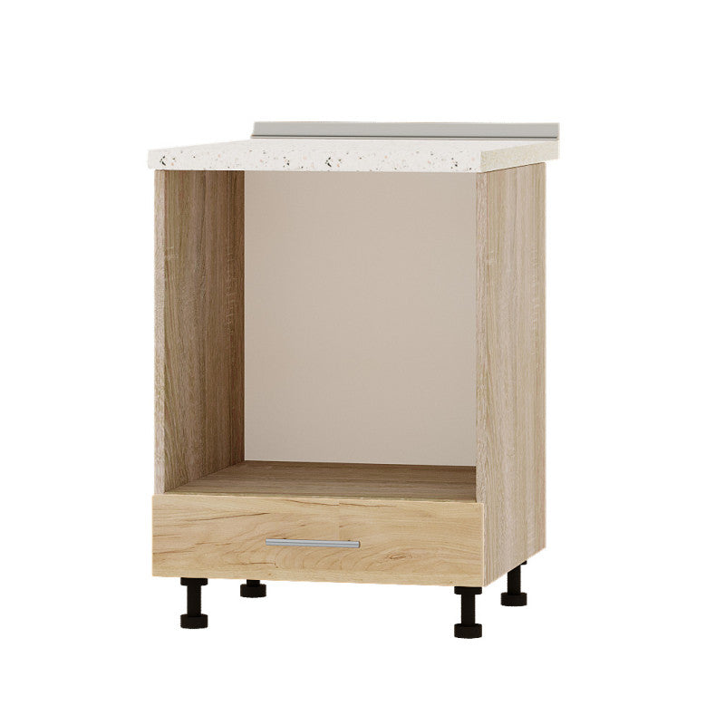 Кухонный модуль под духовку Оптима Низ Н85-600 Дуб Сонома/Дуб Крафт Золотой (без столешницы) 600х461х820 мм (DTM-072204)