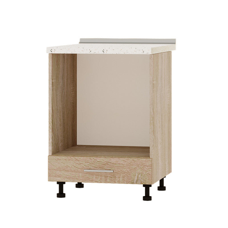 Кухонный модуль под духовку Оптима Низ Н85-600 Дуб Сонома/Дуб Сонома (без столешницы) 600х461х820 мм (DTM-072205)