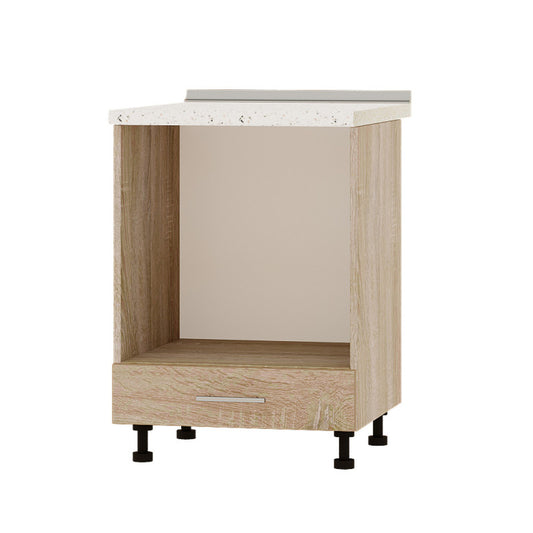 Кухонный модуль под духовку Оптима Низ Н85-600 Дуб Сонома/Дуб Сонома (без столешницы) 600х461х820 мм (DTM-072205)