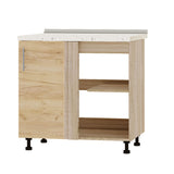 Кухонный модуль угловой Оптима Низ Н89-845 Дуб Сонома/Дуб Крафт Золотой (без столешницы) (DTM-071858)