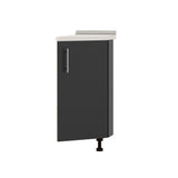 Кухонный модуль угловой Оптима Низ Н93-300 Дуб Сонома/Антрацит (без столешницы) 296х461х820 мм (DTM-071602)