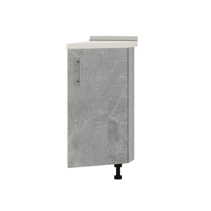 Кухонный модуль угловой Оптима Низ Н93-300 Дуб Сонома/Бетон (без столешницы) 296х461х820 мм (DTM-071603)