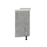 Кухонный модуль угловой Оптима Низ Н93-300 Дуб Сонома/Бетон (без столешницы) 296х461х820 мм (DTM-071603)