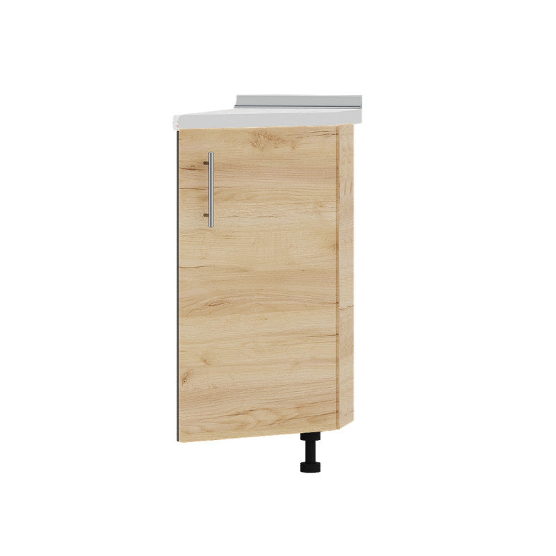 Кухонный модуль угловой Оптима Низ Н93-300 Антрацит/Дуб Крафт Золотой (без столешницы) 296х461х820 мм (DTM-071591)