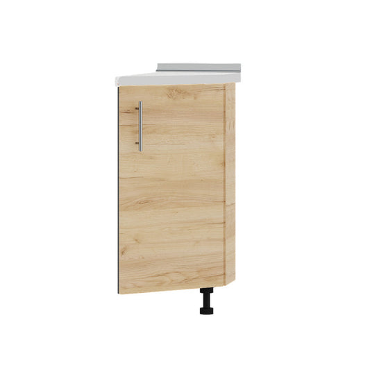 Кухонный модуль угловой Оптима Низ Н93-300 Антрацит/Дуб Крафт Золотой (без столешницы) 296х461х820 мм (DTM-071591)