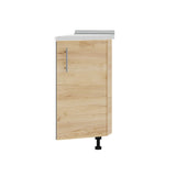 Кухонный модуль угловой Оптима Низ Н93-300 Антрацит/Дуб Крафт Золотой (без столешницы) 296х461х820 мм (DTM-071591)