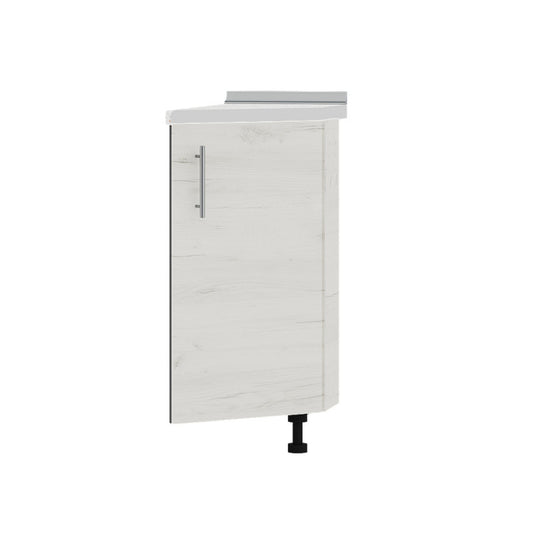 Кухонный модуль угловой Оптима Низ Н93-300 Антрацит/Дуб Крафт Белый (без столешницы) 296х461х820 мм (DTM-071590)