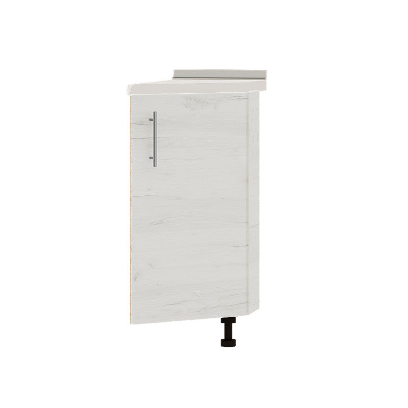 Кухонный модуль угловой Оптима Низ Н93-300 Дуб Сонома/Дуб Крафт Белый (без столешницы) 296х461х820 мм (DTM-071604)