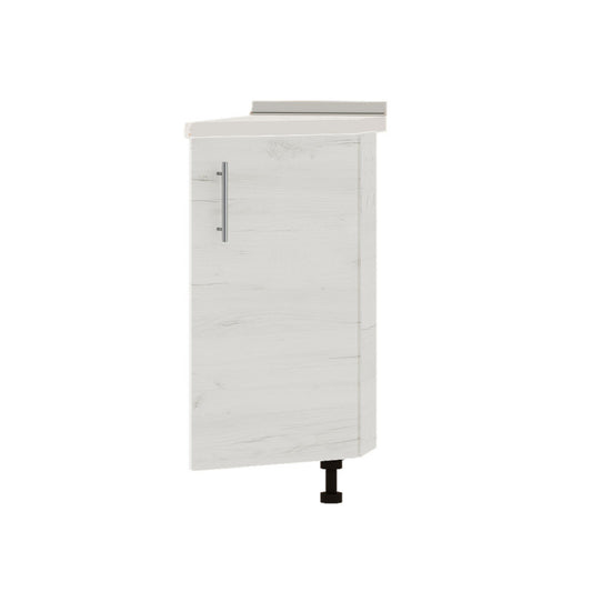 Кухонный модуль угловой Оптима Низ Н93-300 Белый/Дуб Крафт Белый (без столешницы) 296х461х820 мм (DTM-071597)