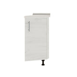 Кухонный модуль угловой Оптима Низ Н93-300 Белый/Дуб Крафт Белый (без столешницы) 296х461х820 мм (DTM-071597)