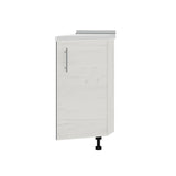 Кухонный модуль угловой Оптима Низ Н97-300 Антрацит/Дуб Крафт Белый (без столешницы) 296х561х820 мм (DTM-071611)