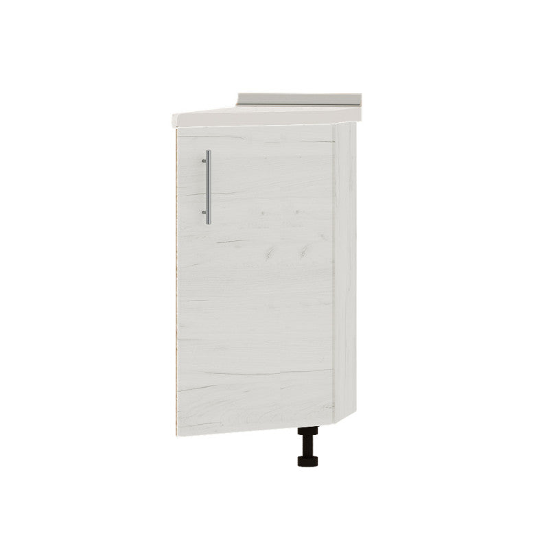 Кухонный модуль угловой Оптима Низ Н97-300 Дуб Сонома/Дуб Крафт Белый (без столешницы) 296х561х820 мм (DTM-071625)