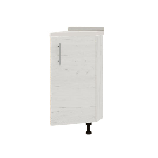 Кухонный модуль угловой Оптима Низ Н97-300 Дуб Сонома/Дуб Крафт Белый (без столешницы) 296х561х820 мм (DTM-071625)