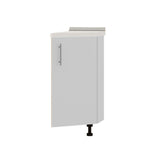 Кухонный модуль угловой Оптима Низ Н97-300 Дуб Сонома/Нимфея Альба (Белый) (без столешницы) 296х561х820 мм (DTM-071629)