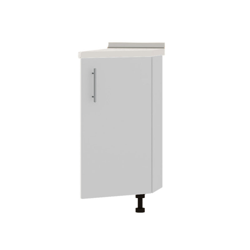 Кухонный модуль угловой Оптима Низ Н97-300 Белый/Нимфея Альба (Белый) (без столешницы) 296х561х820 мм (DTM-071622)