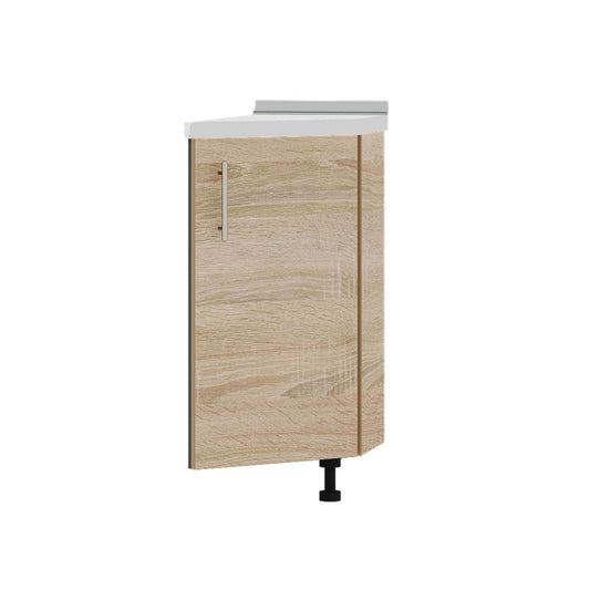 Кухонный модуль угловой Оптима Низ Н97-300 Антрацит/Дуб Сонома (без столешницы) 296х561х820 мм (DTM-071613)