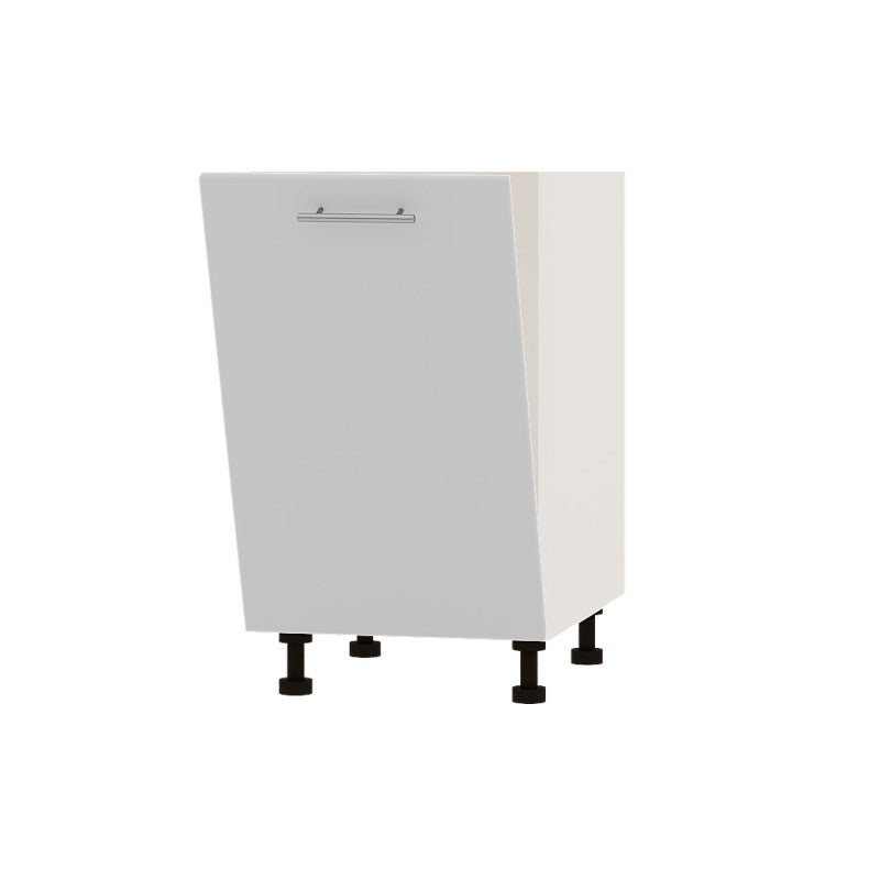 Фасад для посудомоечной машины Оптима ПМ-450 Нимфея Альба (Белый) (без столешницы) 450х16х713 мм (DTM-071466)