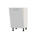 Фасад для посудомоечной машины Оптима ПМ-450 Нимфея Альба (Белый) (без столешницы) 450х16х713 мм (DTM-071466)