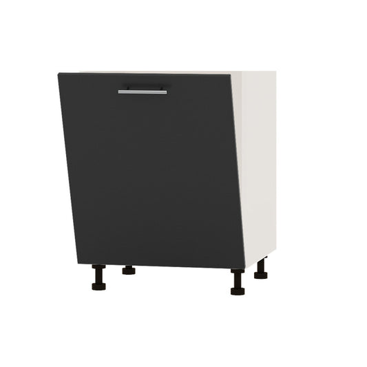 Фасад для посудомоечной машины Оптима ПМ-600 Антрацит (без столешницы) 600х16х713 мм (DTM-071467)