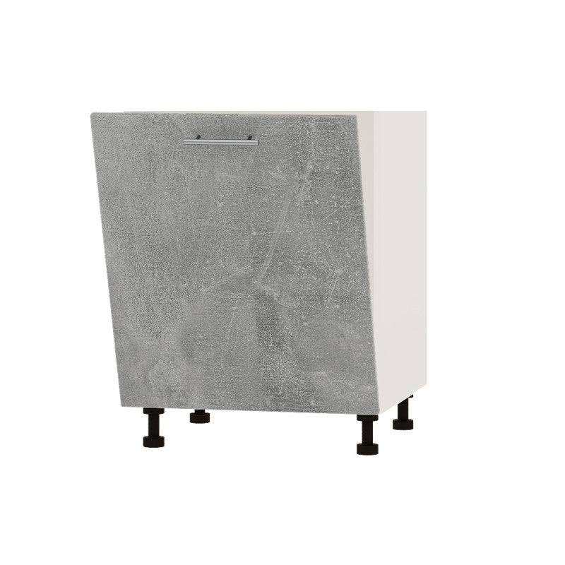 Фасад для посудомоечной машины Оптима ПМ-600 Бетон (без столешницы) 600х16х713 мм (DTM-071468)