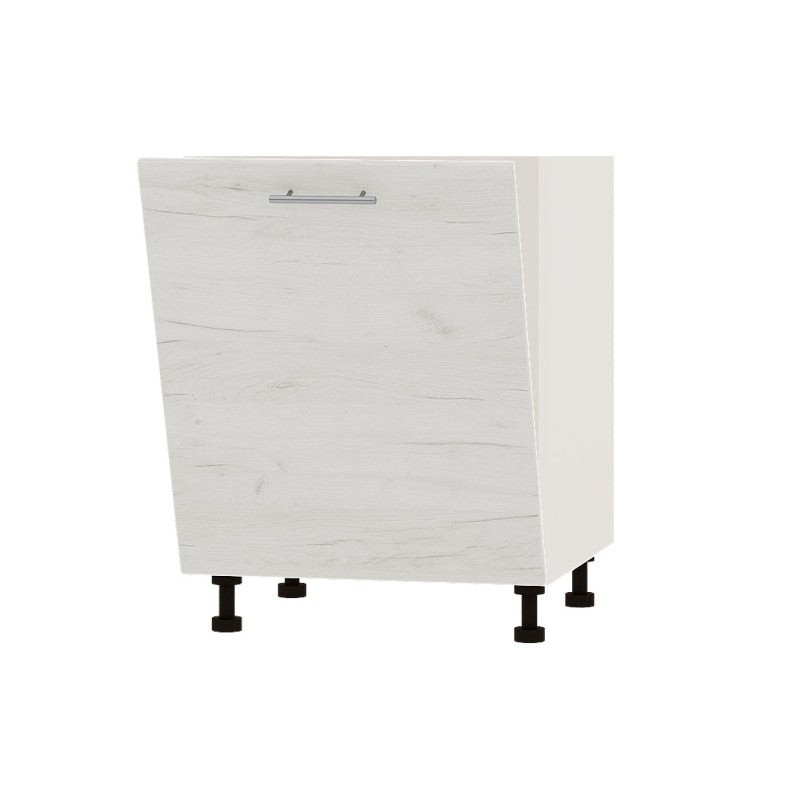 Фасад для посудомоечной машины Оптима ПМ-600 Дуб Крафт Белый (без столешницы) 600х16х713 мм (DTM-071469)