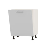 Фасад для посудомоечной машины Оптима ПМ-600 Нимфея Альба (Белый) (без столешницы) 600х16х713 мм (DTM-071473)