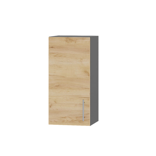 Кухонный модуль Оптима Верх В01-350 Антрацит/Дуб Крафт Золотой 350х296х720 мм (DTM-071322)