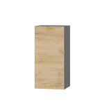 Кухонный модуль Оптима Верх В01-350 Антрацит/Дуб Крафт Золотой 350х296х720 мм (DTM-071322)