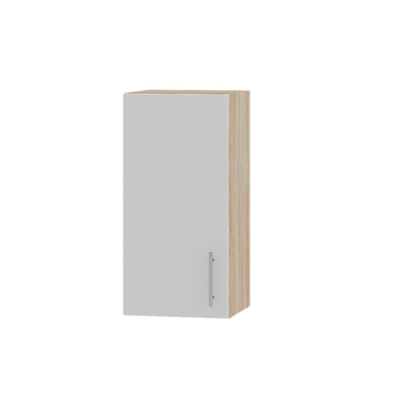 Кухонный модуль Оптима Верх В01-350 Дуб Сонома/Нимфея Альба (Белый) 350х296х720 мм (DTM-071339)