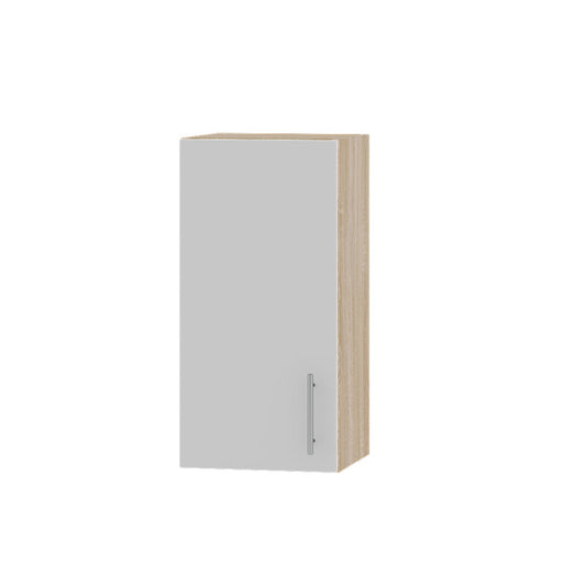 Кухонный модуль Оптима Верх В01-360 Дуб Сонома/Нимфея Альба (Белый) 360х296х720 мм (DTM-071360)