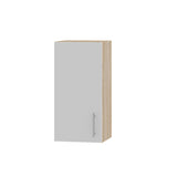 Кухонный модуль Оптима Верх В01-360 Дуб Сонома/Нимфея Альба (Белый) 360х296х720 мм (DTM-071360)