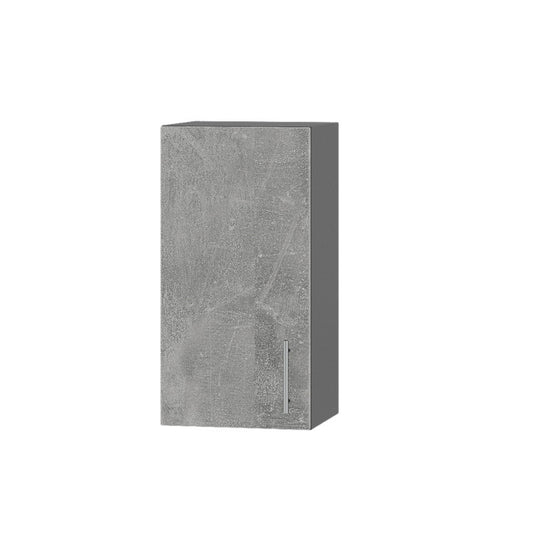 Кухонный модуль Оптима Верх В01-370 Антрацит/Бетон 370х296х720 мм (DTM-071362)