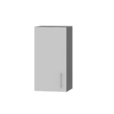 Кухонный модуль Оптима Верх В01-370 Антрацит/Нимфея Альба (Белый) 370х296х720 мм (DTM-071367)