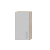 Кухонный модуль Оптима Верх В01-370 Дуб Сонома/Нимфея Альба (Белый) 370х296х720 мм (DTM-071381)