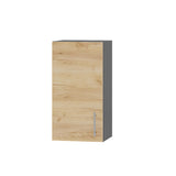 Кухонный модуль Оптима Верх В01-380 Антрацит/Дуб Крафт Золотой 380х296х720 мм (DTM-071385)